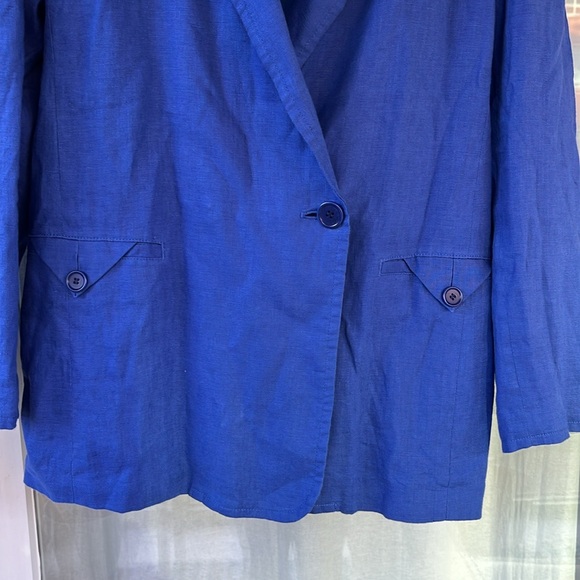 Madewell Double Breasted Linen Blazer - Picture 7 of 12